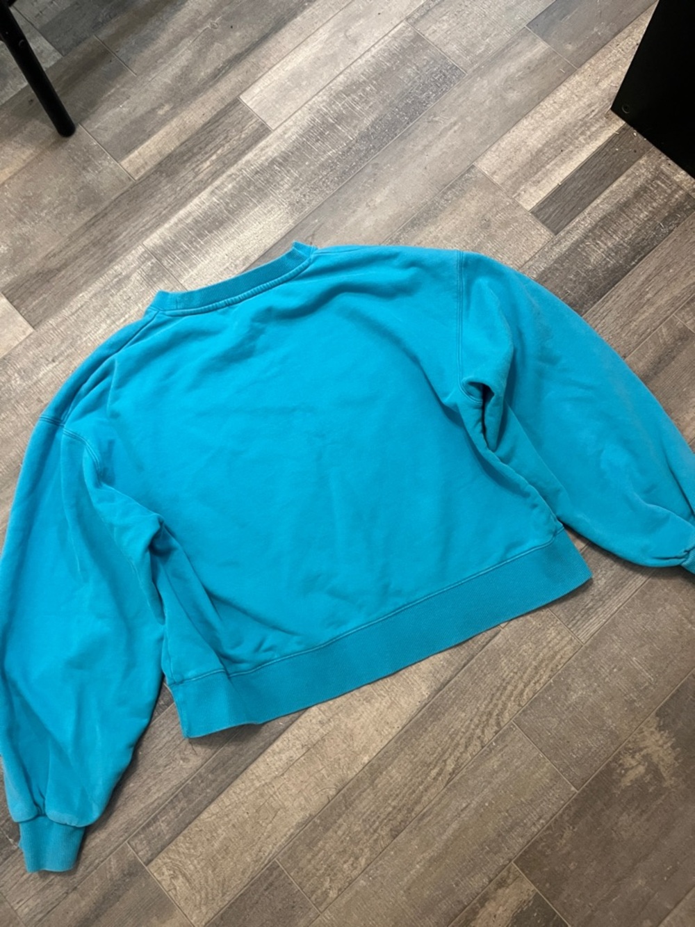 Wonder Woman Teal Graphic Crewneck Sweatshirt - Women's Sweater - Picture 7 of 8